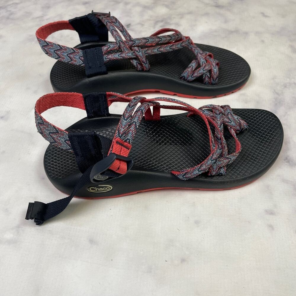 Chaco ZX/2 Motif Eclipse Strappy Toe Loop Sport Trail Sandals Sz 10 - Picture 2 of 8